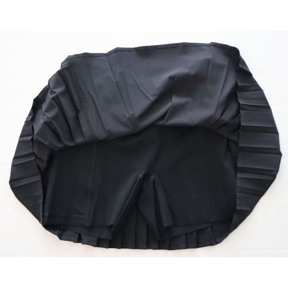 SPANX 50273R Womens Sz M Black Built-In Figure-Shaping Shorts Pleated Skort - Picture 3 of 9